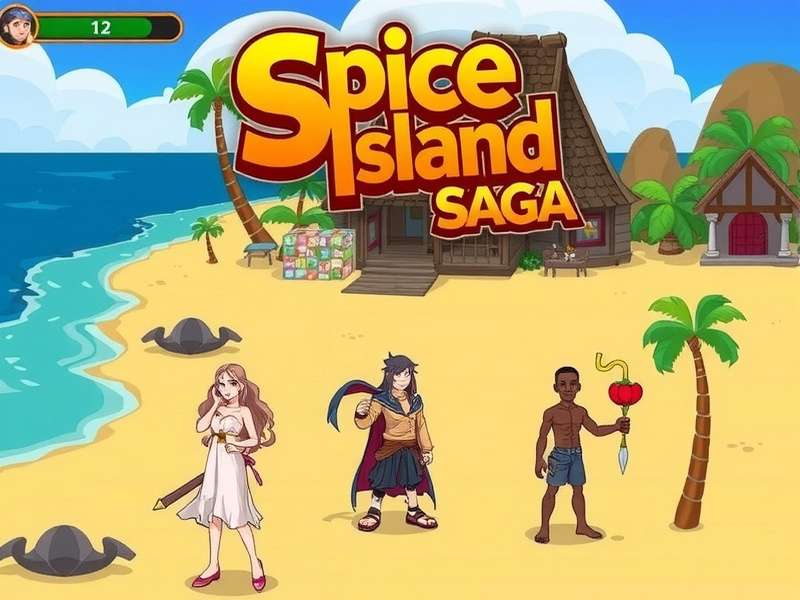 Spice Island Saga Gameplay Screenshot